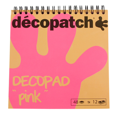 Bloc color Decopad rosa