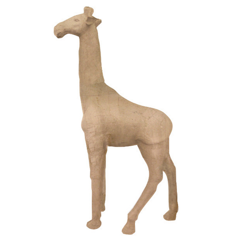 Pappmaché, braun, Giraffe 160cm