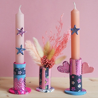 DIY: Small candleholders