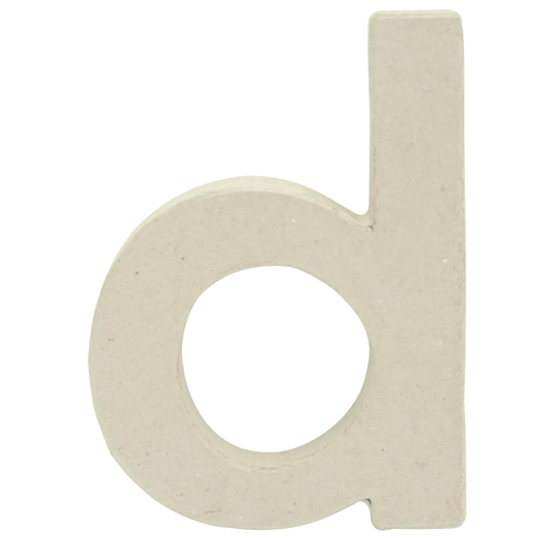 Small Kraft Letter \'D\' 8.5cm