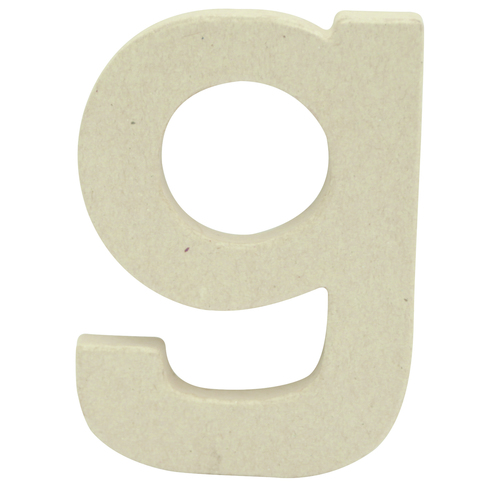 Small Kraft Letter \'G\' 8.5cm