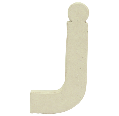 Small Kraft Letter \'J\' 8.5cm