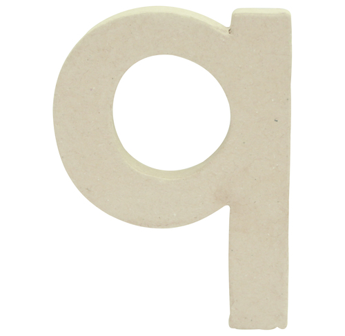 Small Kraft Letter \'Q\' 8.5cm