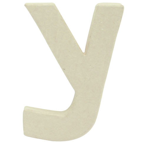 Small Kraft Letter \'Y\' 8.5cm