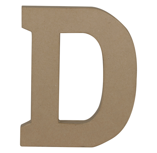 Kraft Letter \'D\' 20cm