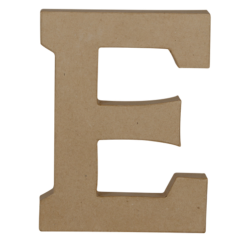 Kraft Letter \'E\' 20cm