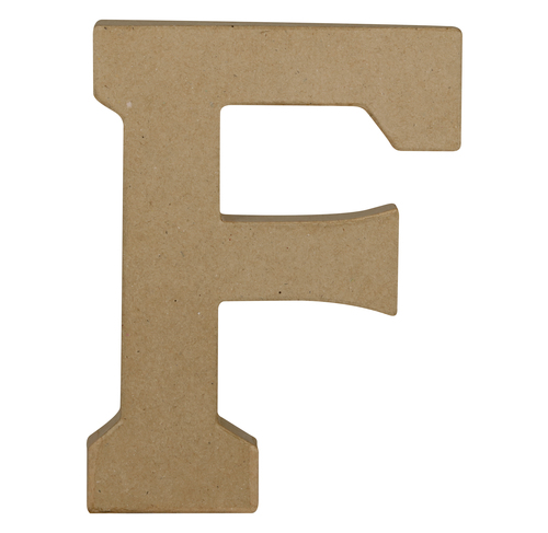 Kraft Letter \'F\' 20cm