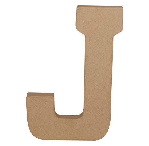 Kraft Letter \'J\' 20cm