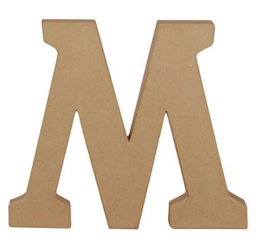 Kraft Letter \'M\' 20cm