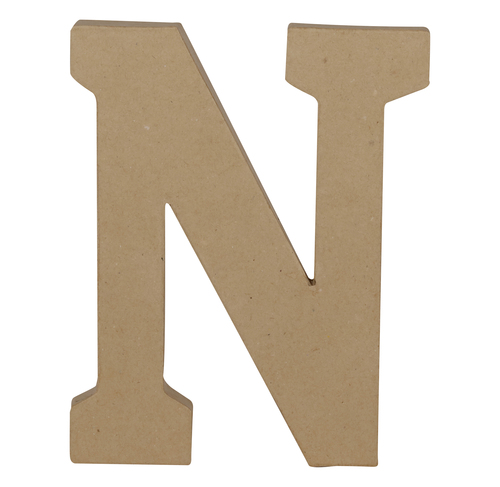 Kraft Letter \'N\' 20cm