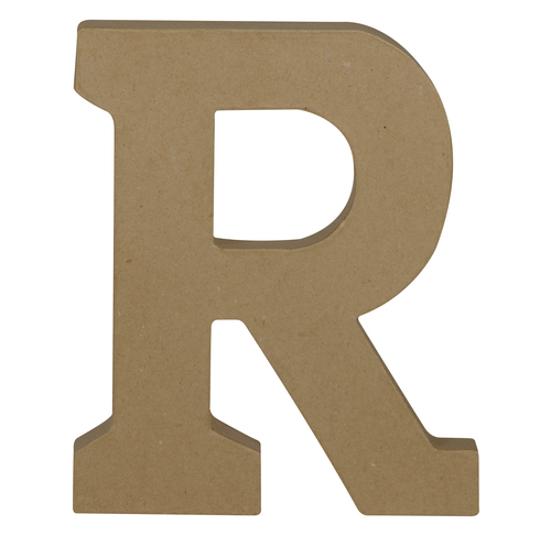 Kraft Letter \'R\' 20cm