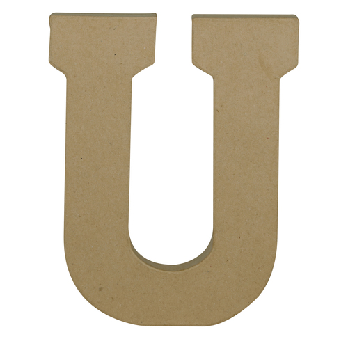 Kraft Letter \'U\' 20cm