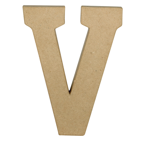 Kraft Letter \'V\' 20cm