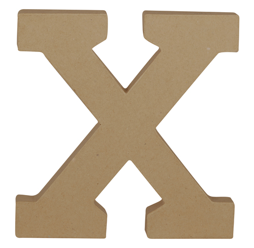 Kraft Letter \'X\' 20cm