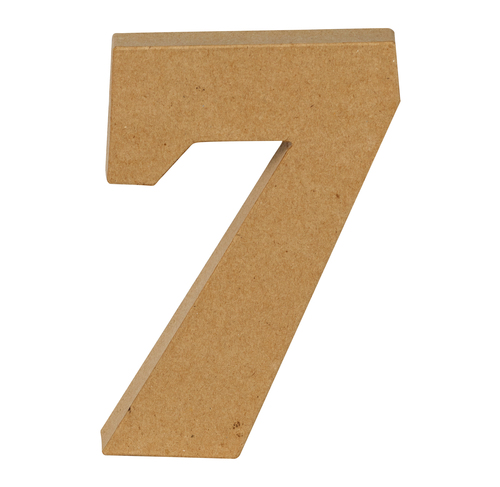 Numero 7 kraft 20cm