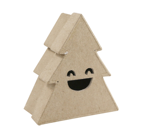 Small Smiling Christmas Tree Box 4x9x10cm