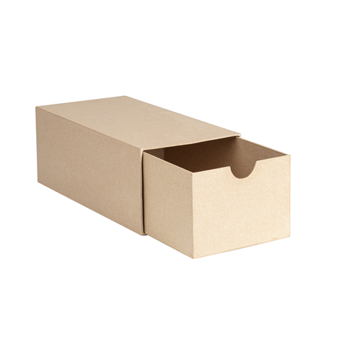 Rectangular box with drawer 32x16x12cm
