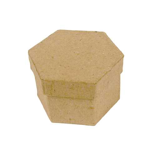 Décopatch BT503O Mini Scatola esagonale 5x5x3cm 