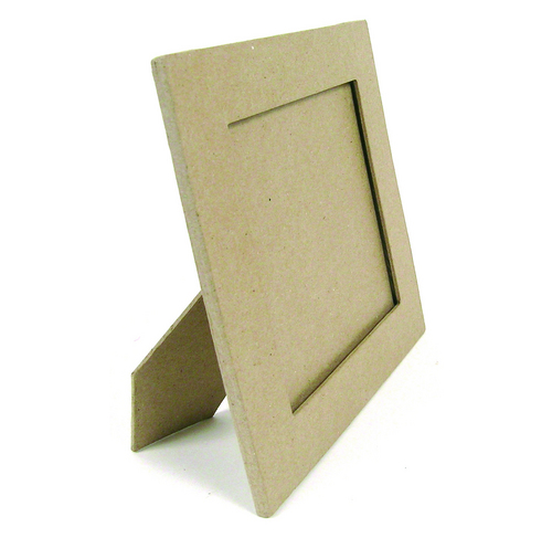 Boite rectangle Un support en papier brun mâché 25x12x22 cm Décopatch BT047C 