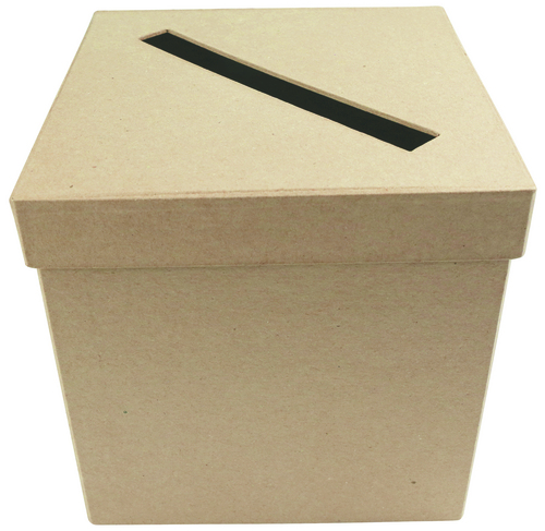 Set of 2 Squared Letter Box 19x19x19xcm