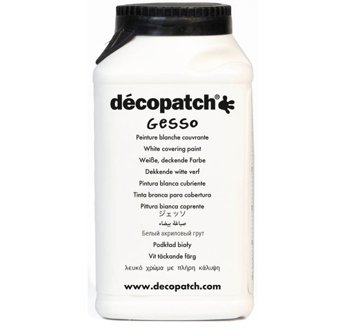 El Gesso par Decopatch - Pintura acrílica blanca protectora x70 g - Perles  & Co