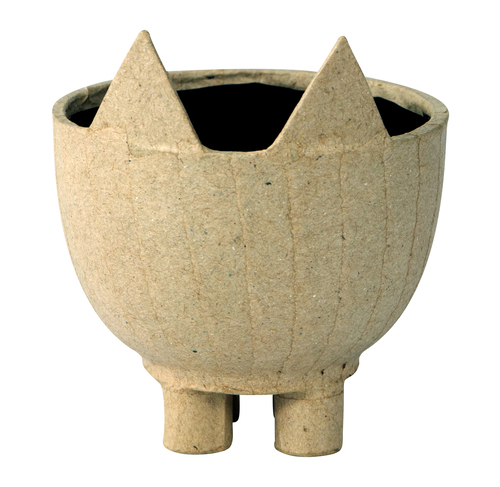 Cache pot renard 9x9x10,5cm