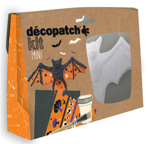 Decopatch Sitting Cat Kit, Halloween Kit, Halloween Craft Kit, Halloween Paper  Mache Kit, Black Cat, Black Kitten 