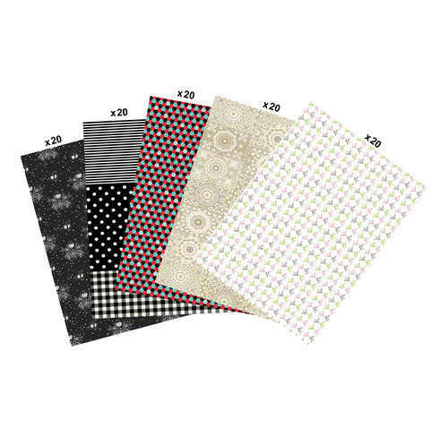 Maxi pack 100 feuilles Decopatch  blanc