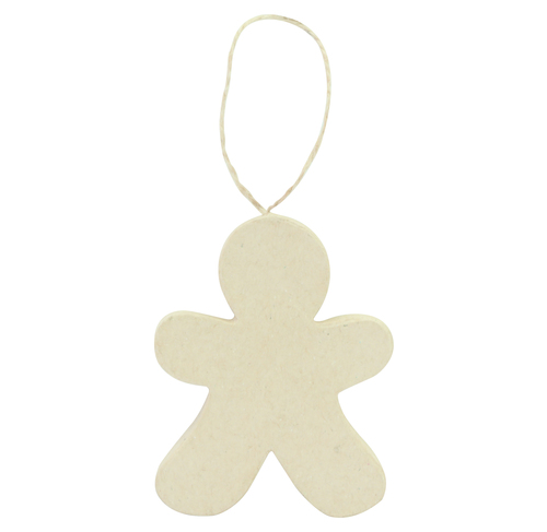 Hanging Gingerbread Man Ornament 8.5cm