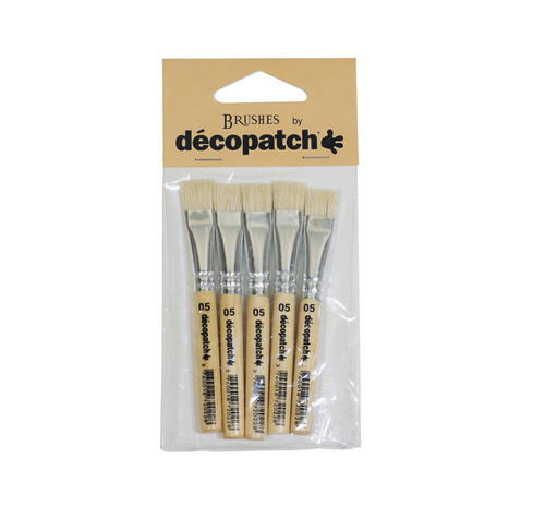 Pack of 5 Small Pure Silk Brushes