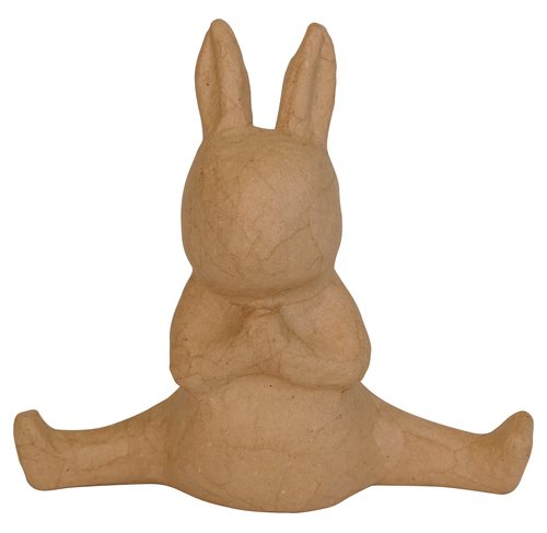 Rabbit doing Yoga 17cm