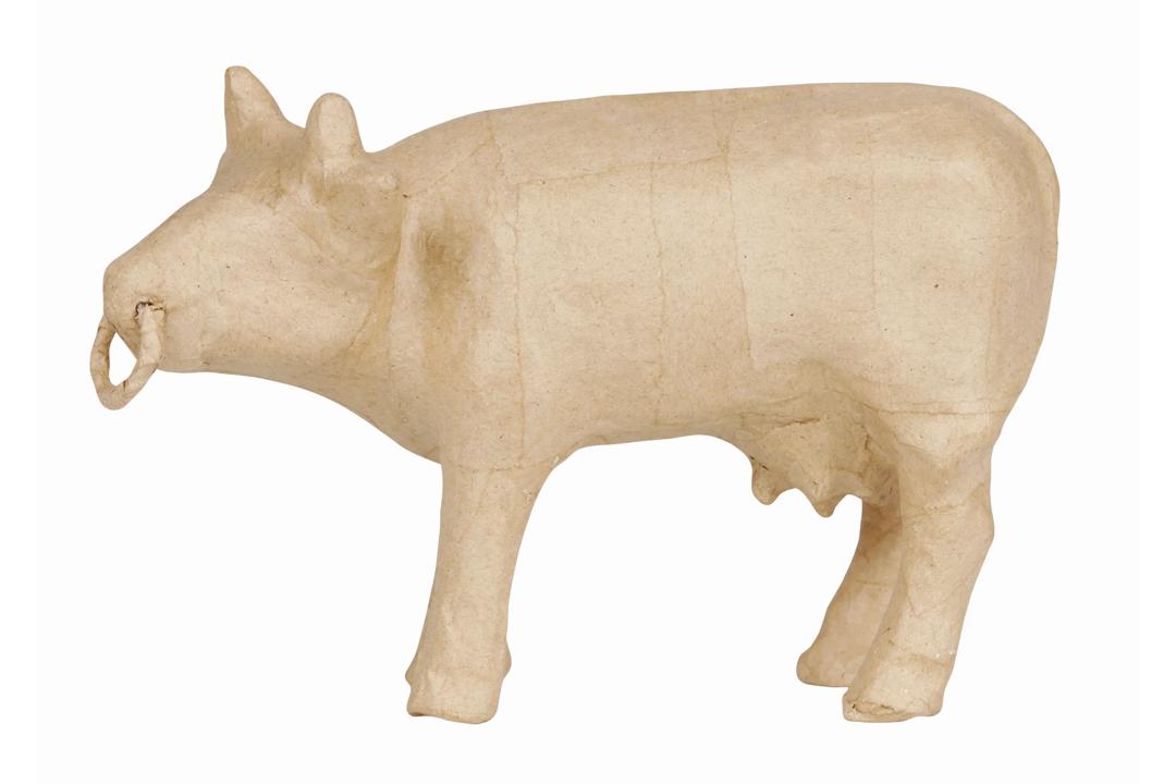 Cœur En Papier Mâché Blanc à Décorer - Support Loisirs Créatifs Décopatch (1,5x12x12 Cm)