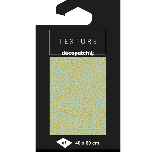 Décopatch-Papier Texture mit Metallic-Effekt, Packung mit 1 Blatt 40x60 cm, Nr. 870