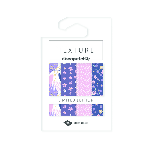 Assortiment 4 papiers foil FlowerTherapy