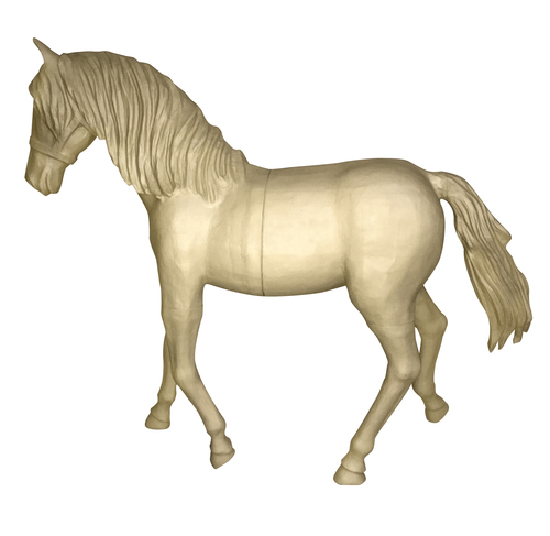 Décopatch Small Horse Mache 